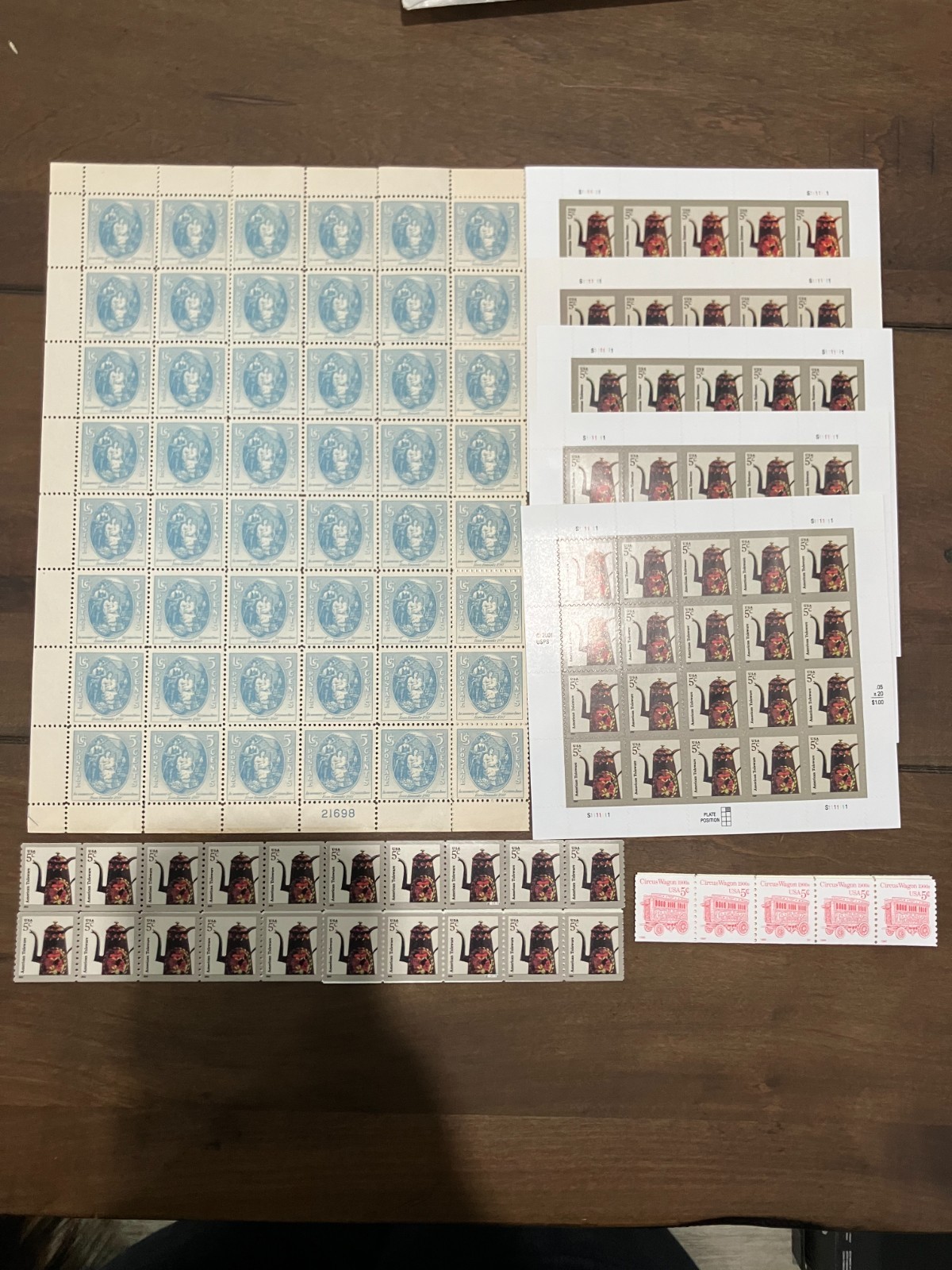 USPS Discount Postage 20% Off Face $39.56 Mint 1¢-5¢ Stamps 1,455 Qty Make-Up Po