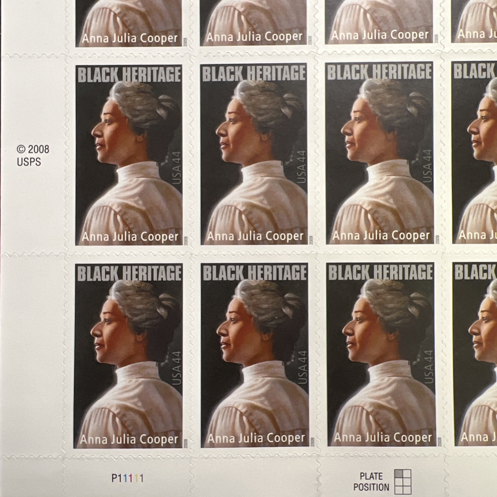 Scott # 4408 Black Heritage Anna Julia Cooper – USPS Postage Stamps 20 44 cent
