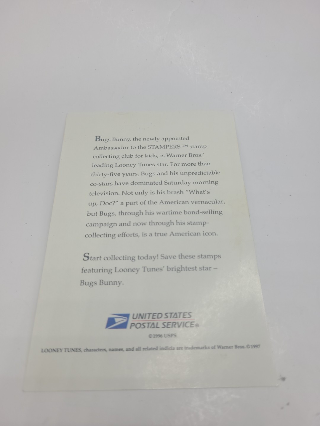 1997 United States 32¢ Bugs Bunny Postage Stamp