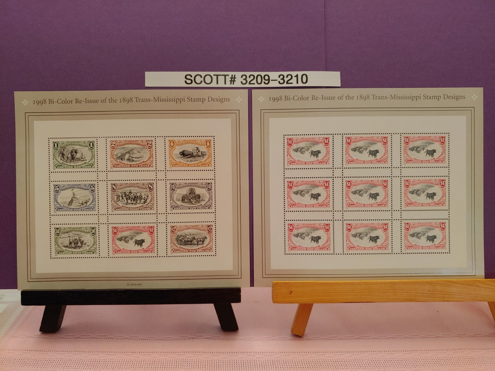 USPS Postage Stamps – Scott # 3209 & 3210 Trans-Mississippi