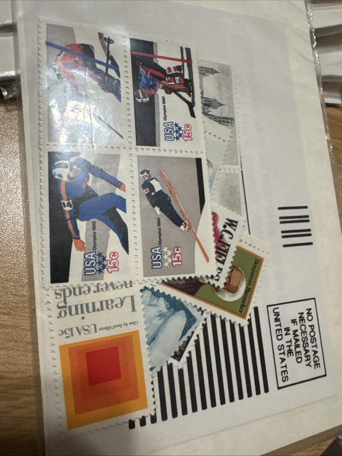 1980 Commemorative Mint Set US Postage, Great Condition, Roughly $5 Face Value