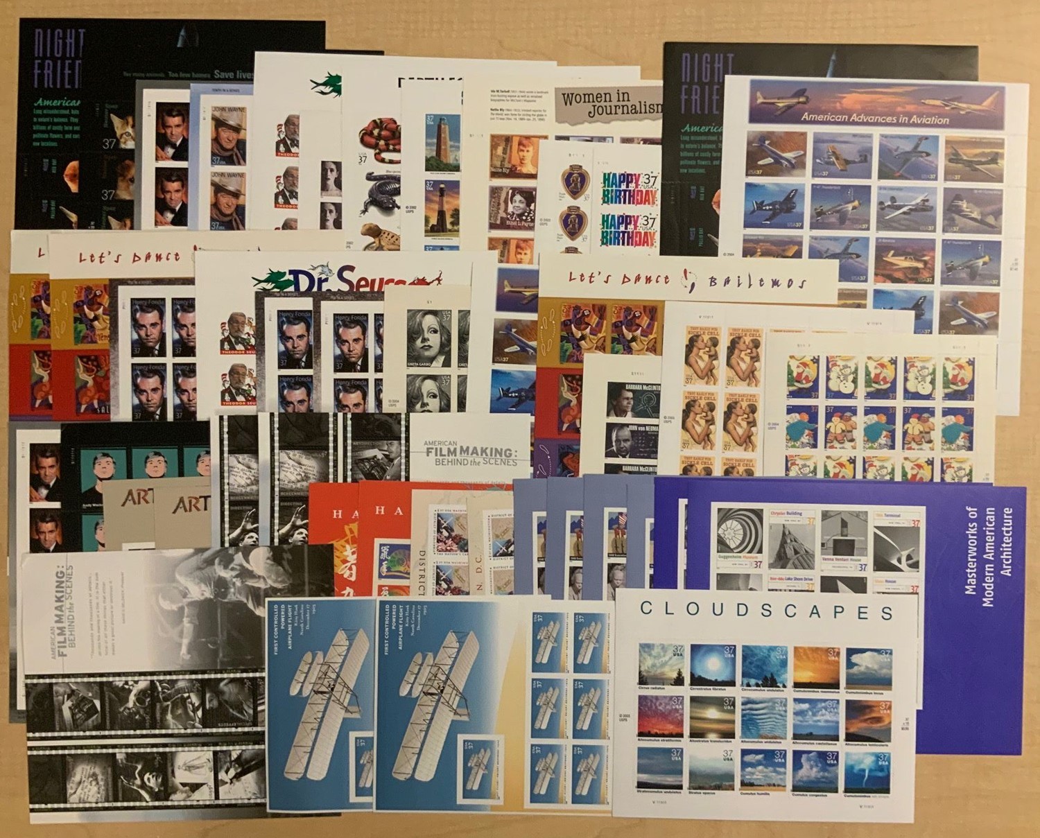 37¢ Discounted Postage In Sheets FACE VALUE $284.53 – Stuart Katz