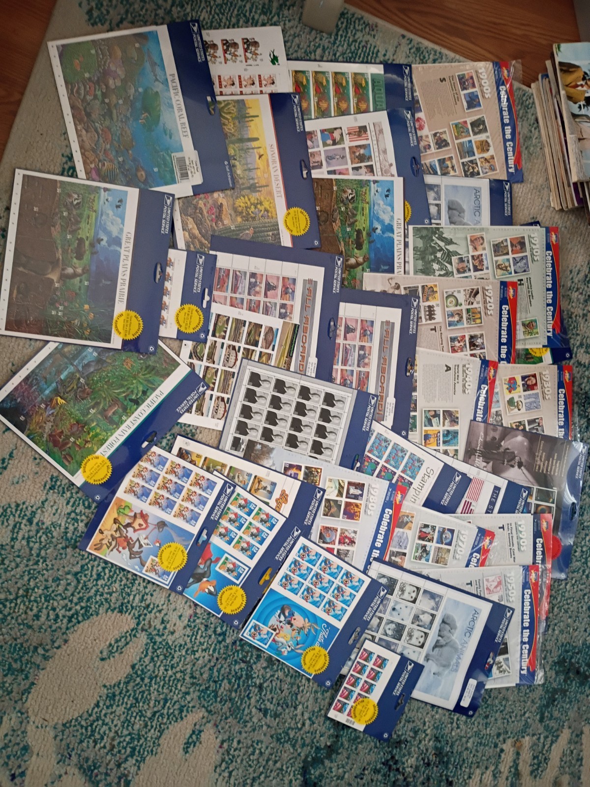 US Postage Stamps Face Value $175 Unused Great Collection Of Stamps