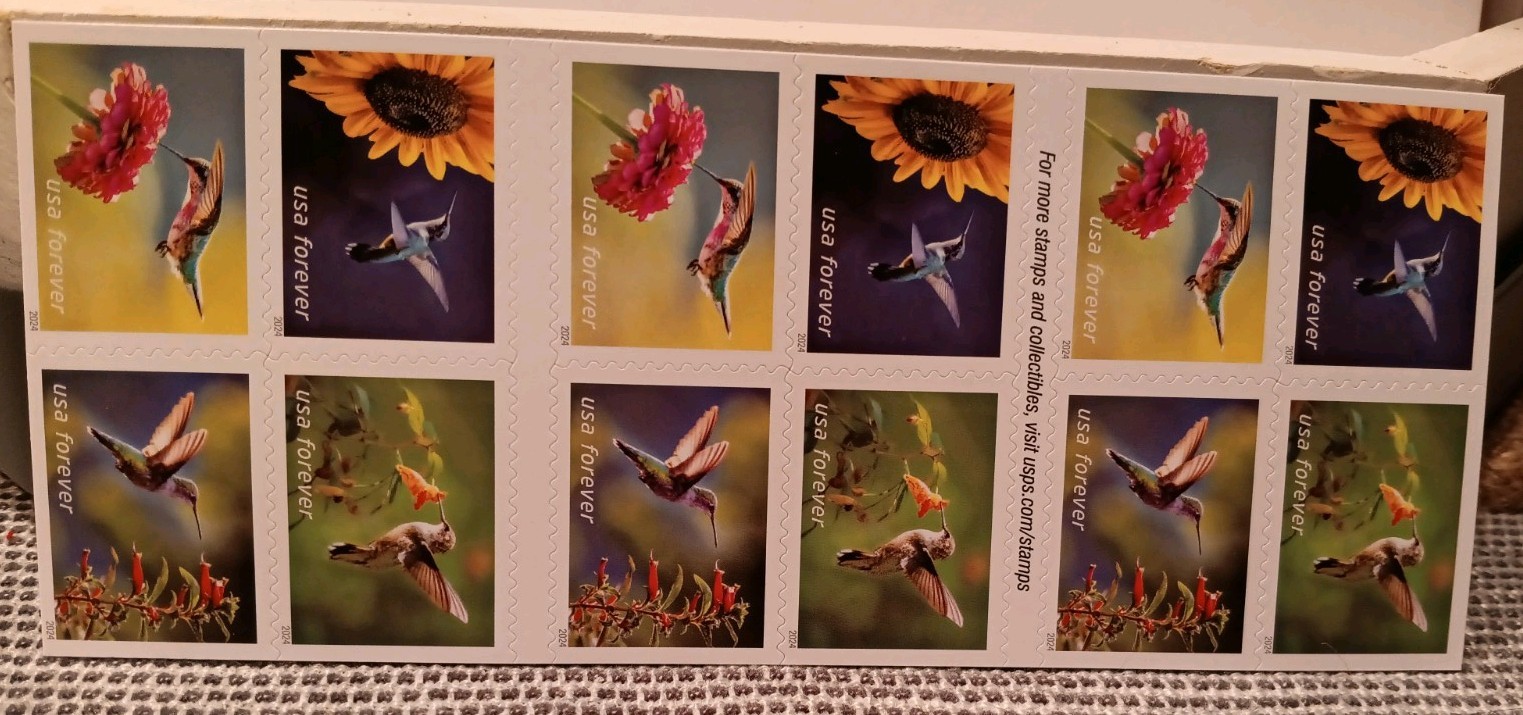 1 Book of 20 First-Class Forever US Postage Stamps~ Garden Delights