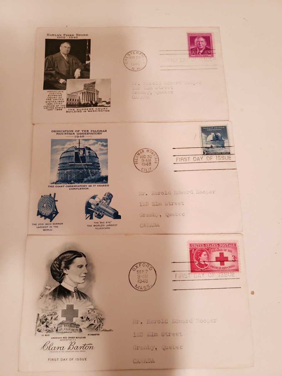 Lot of 38 — First Day Cover Issue Stamp FDC — 1948’s Mix Lot