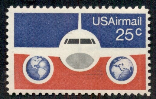 #C89 25¢ PLANE & GLOBES AIRMAIL LOT 400 MINT STAMPS, SPICE UP YOUR MAILINGS!