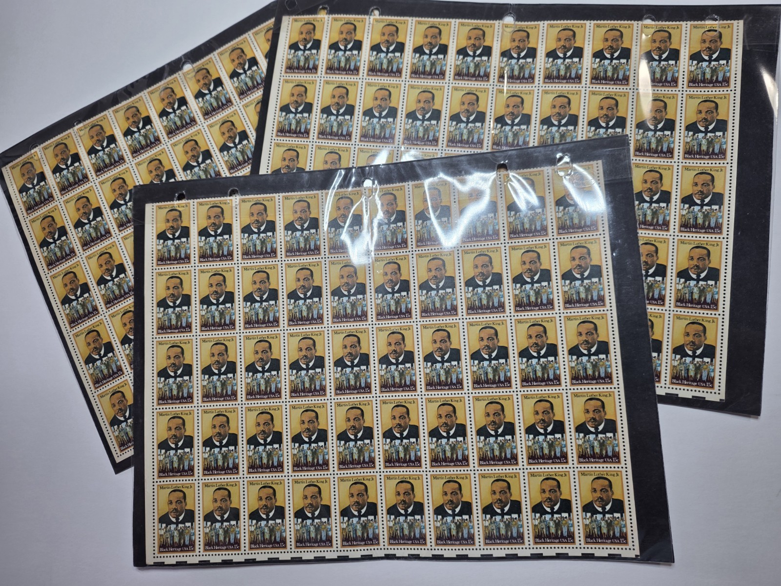 1 Sheet of 50 Martin Luther King Jr 15 cent stamp from 1979