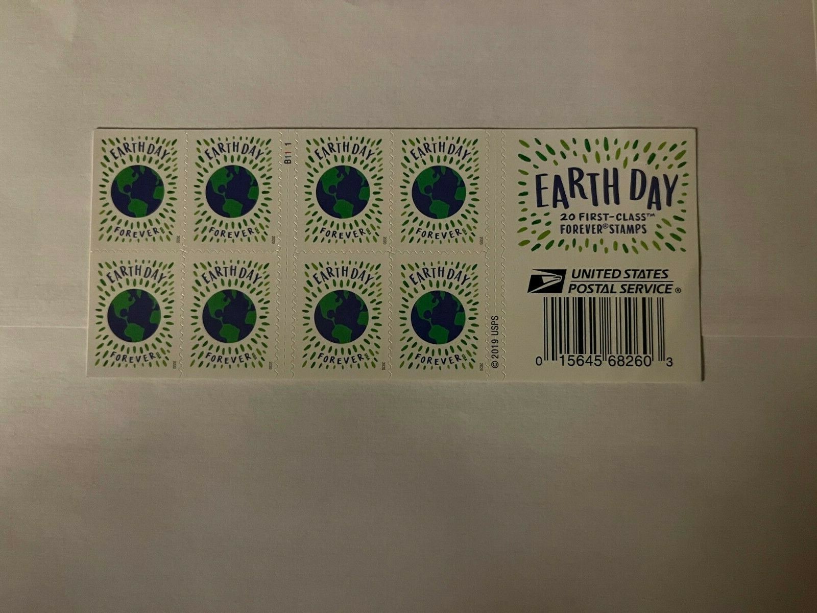 US Stamp Sheet, #5459, “Earth Day”, BKLT of 20, 2020, Forever, MNH