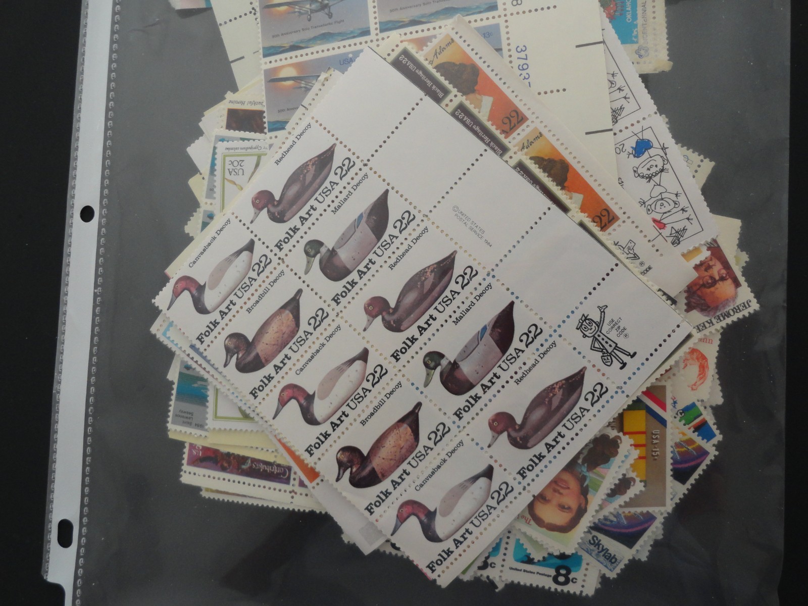 USA USPS MINT NH POSTAGE STAMPS LOT – ALL USABLE ON MAIL FACE VALUE $241.16