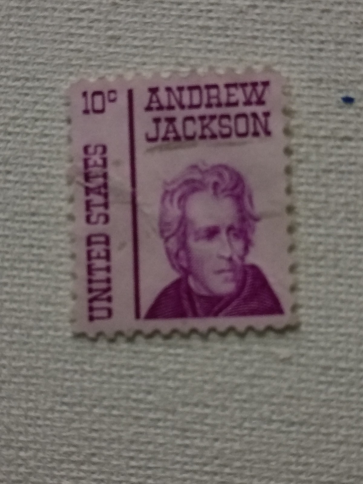 USA – 1967 – Prominent Americans – Andrew Jackson – 10¢ – #3484