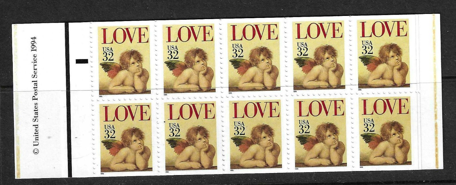 USA SC # BK229 Victorian Angel – LOVE – . MNH