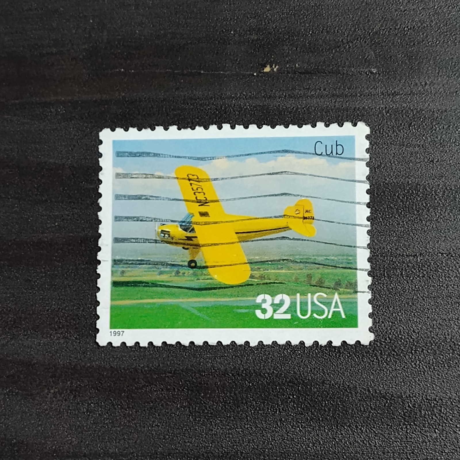 1997: 32 Cents, Classic American Aircraft: Cub, Scott #3142 – USA Stamp