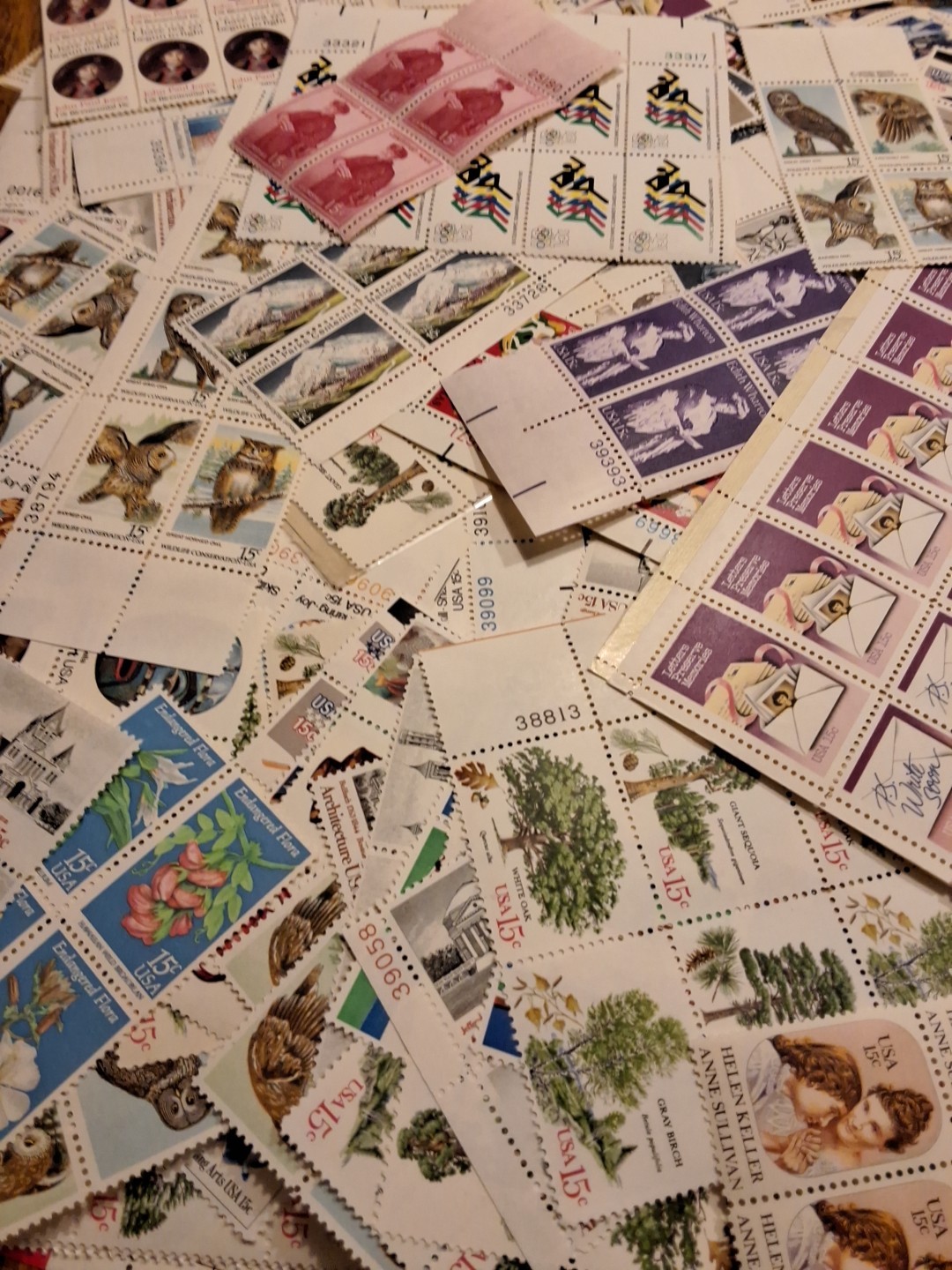 $145.00 ++ FV Unused U.S. 15 Cent Stamps MNH Take A Look + Free Ship