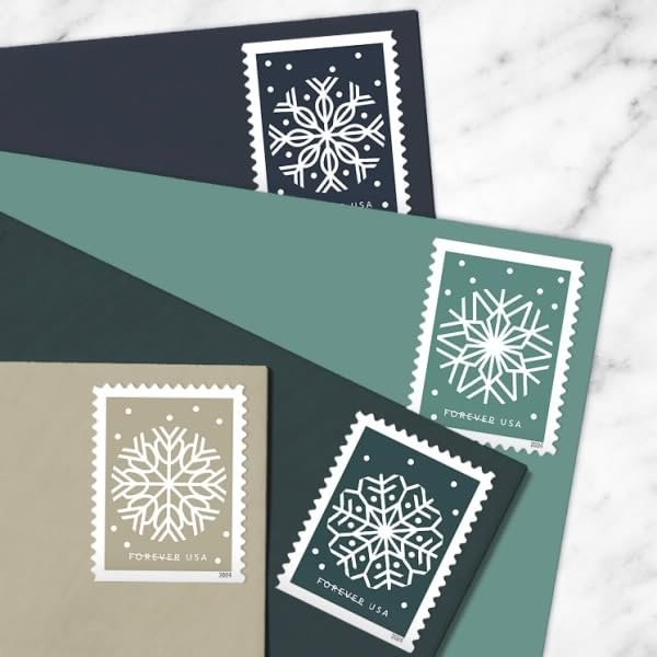 United States Postal Service Winter Whimsy First Class Postage Stamps (1…