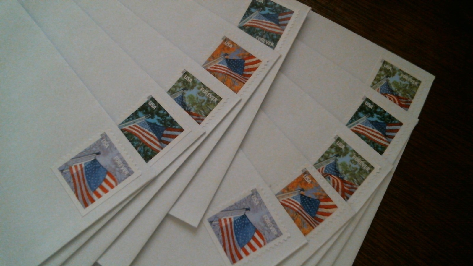 b 10 FOREVER PRESTAMPEDPEEL SEAL SECURITY # 10 ENVELOPES FREE PRIORITY S/H