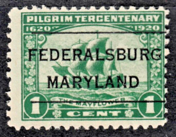 US STAMPS SCOTT # 548 FEDERALSBURG MARYLAND PRE CANCEL H1586H