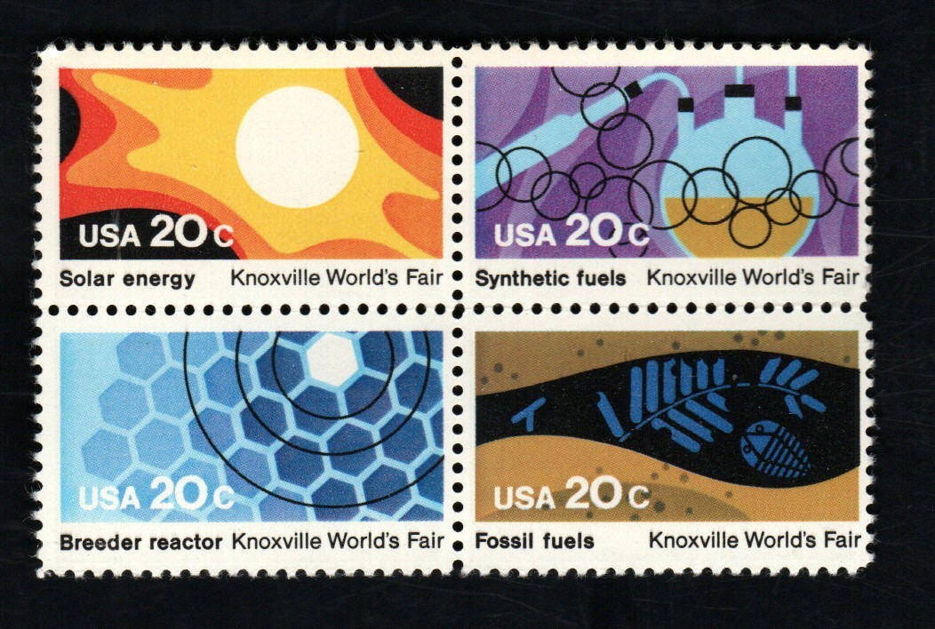 US Stamps – 1982 – 20¢ Knoxville World’s Fair – Block of 4 (SC# 2006-2009) MNH
