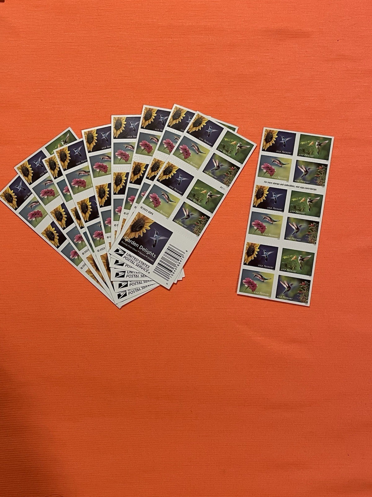 USPS Forever Stamps Lot Of (10) Books (200) Garden Delights MNH FV $156 2D
