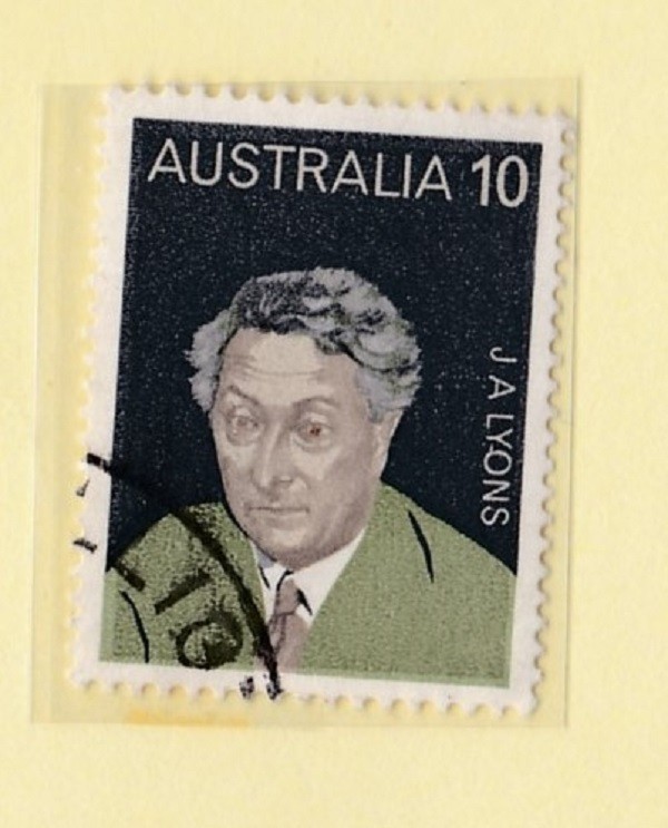 Australia Vintage Postage Stamp J A Lyons 10