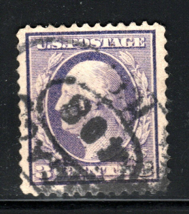 U.S. Stamp – (circa 1911) 3¢ George Washington (Perf 12 dp. vio. type I) SC#376