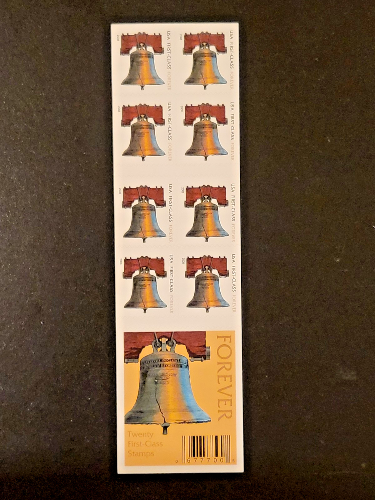 USPS First-Class FOREVER Stamps – Liberty Bell Booklet (20 stamps) COLLECTIBLE
