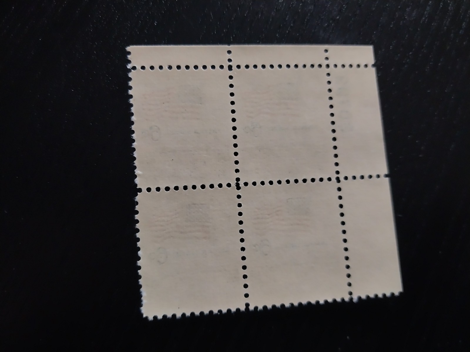Block Of Stamps The White House 6 Cents Us Postage Unused
