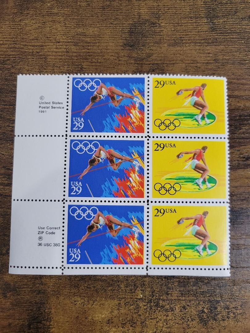 USPS Olympics 29 Cent Stamps