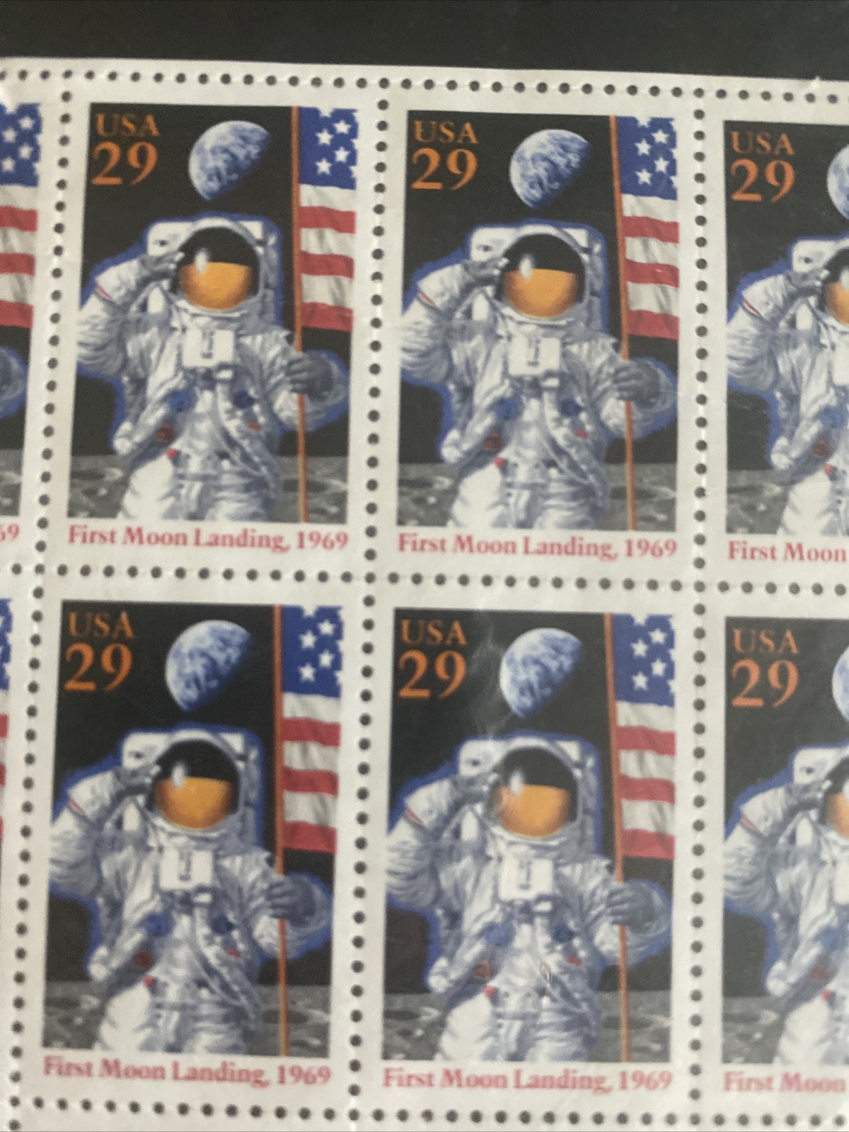 25th Anniversary Of The First Moon Landing 29 Cent Stamps Commemorative Edition