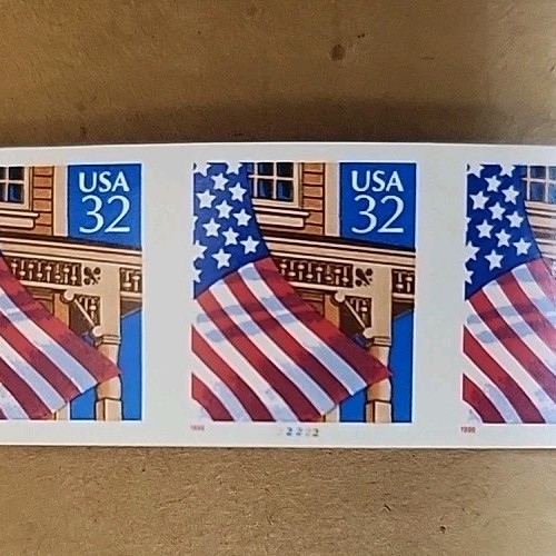 USA SC# 2913-2915 Flag Over Porch 4 Strip of 21 Stqmps MNH FREE SHIP USA OBO