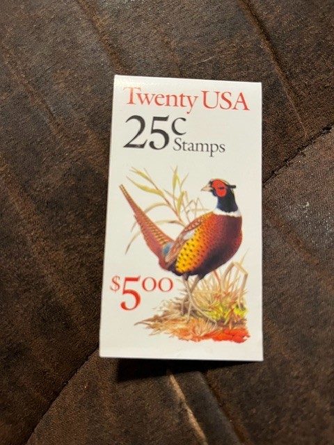 BK158. 1988 Pheasant 25c complete booklet of 20. MNH. free shipping