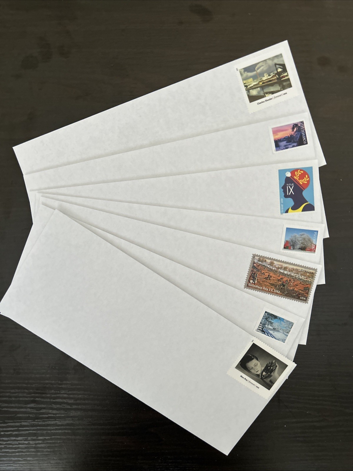 500 PRE-STAMPED PEEL & SEAL SECURITY ENVELOPES # 10 WITH FOREVER STAMPS On Ea