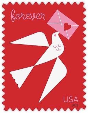 2024 Love Forever Postage Stamps – Two Sheets, First-Class Mail 40 Total