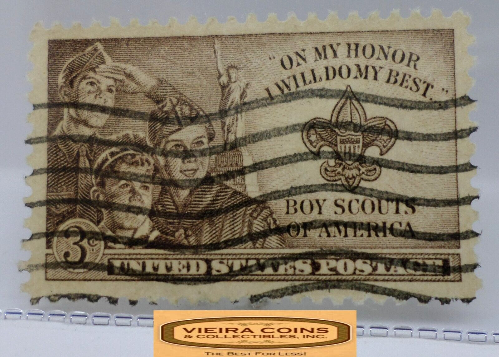 USA Postage Boy Scouts of America 3 Cents Stamp – #S42188NQ