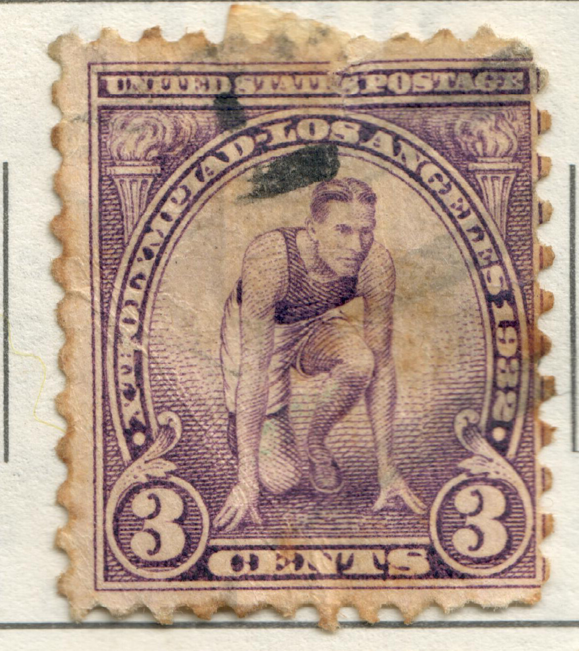 USA – 1932 Olympic Games – Los Angeles, USA – 3 Cents