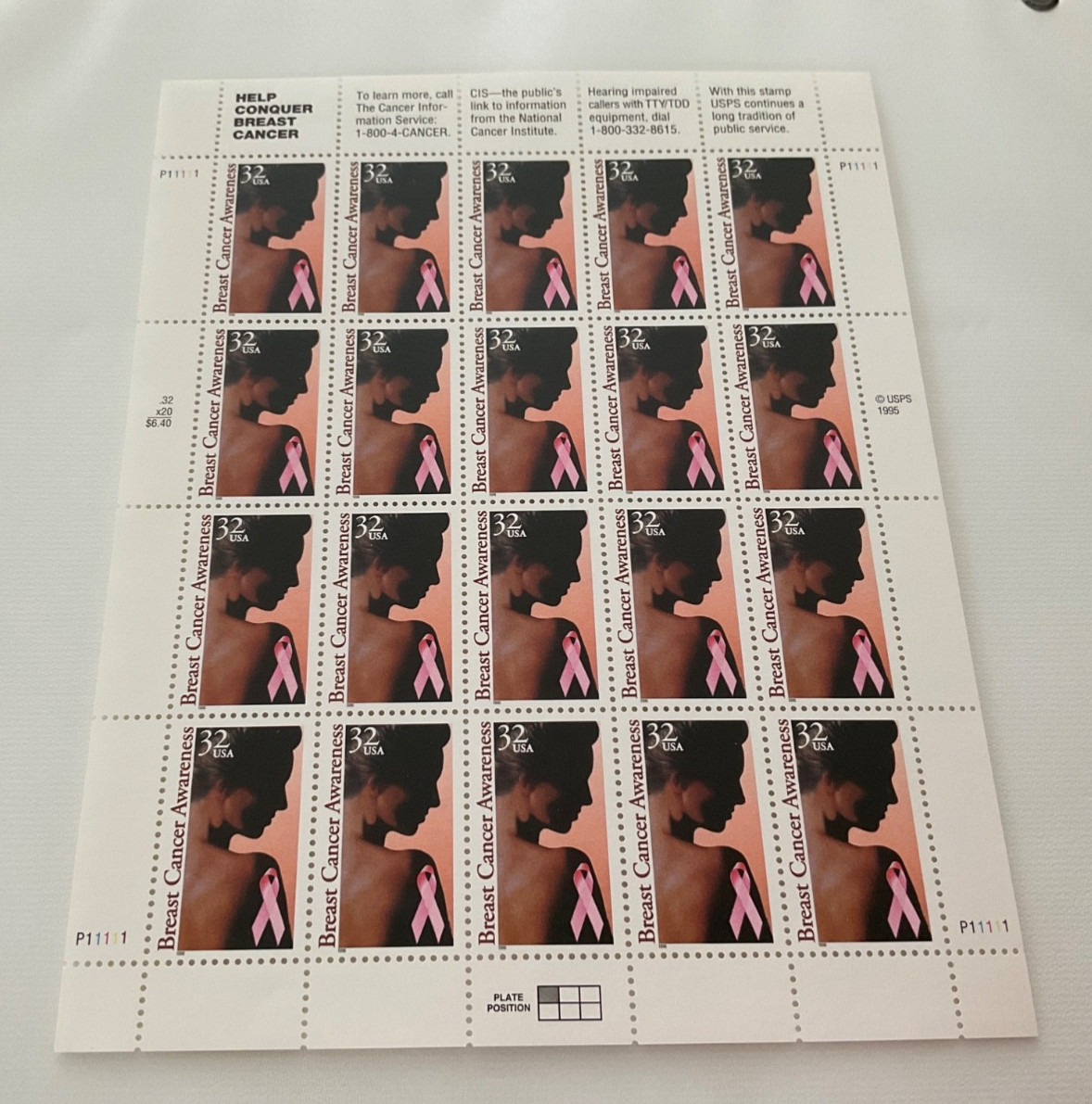 Breast Cancer Awareness Stamps