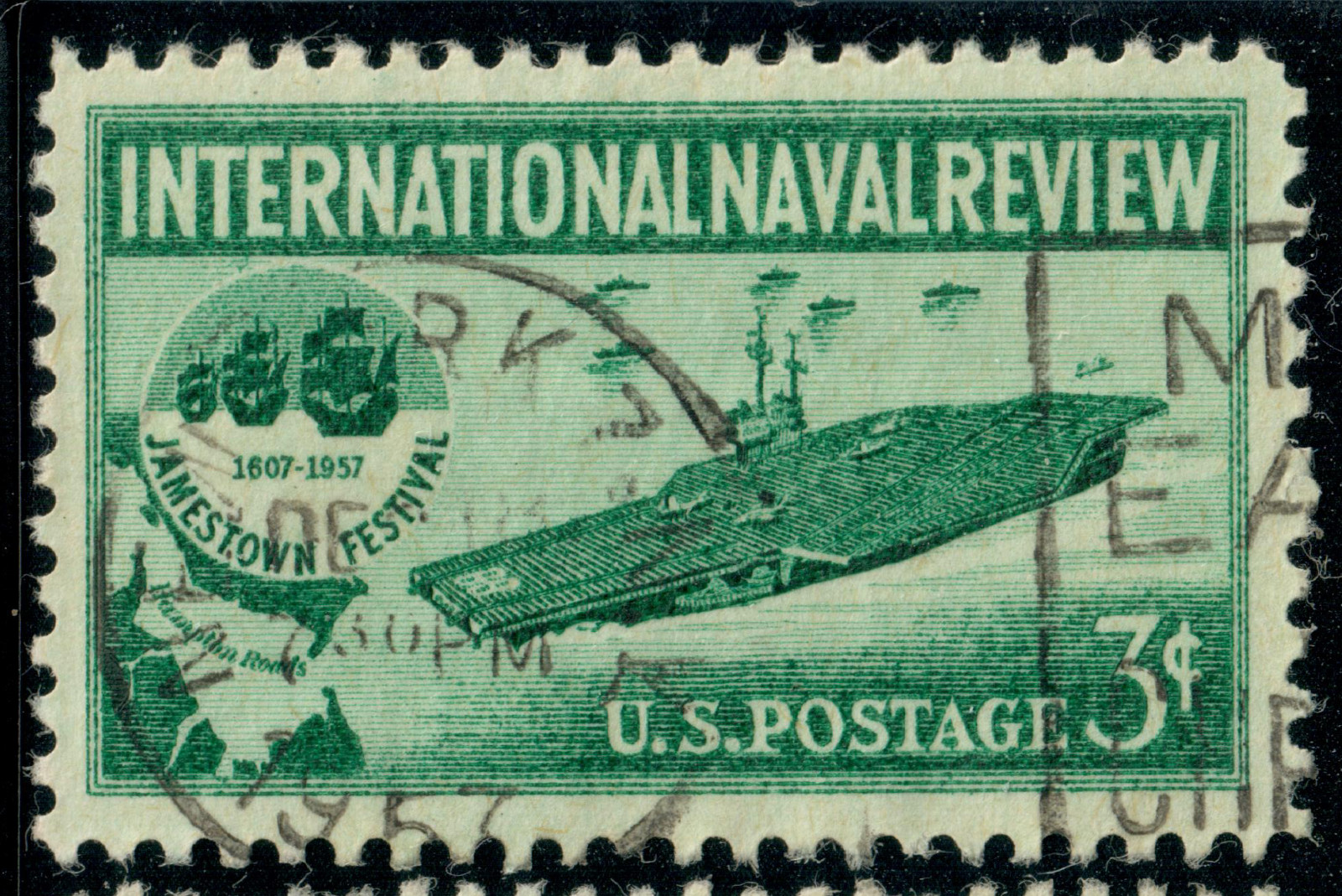 USA – 1957 – International Naval Review – Forrestal class – 3¢ – #2967
