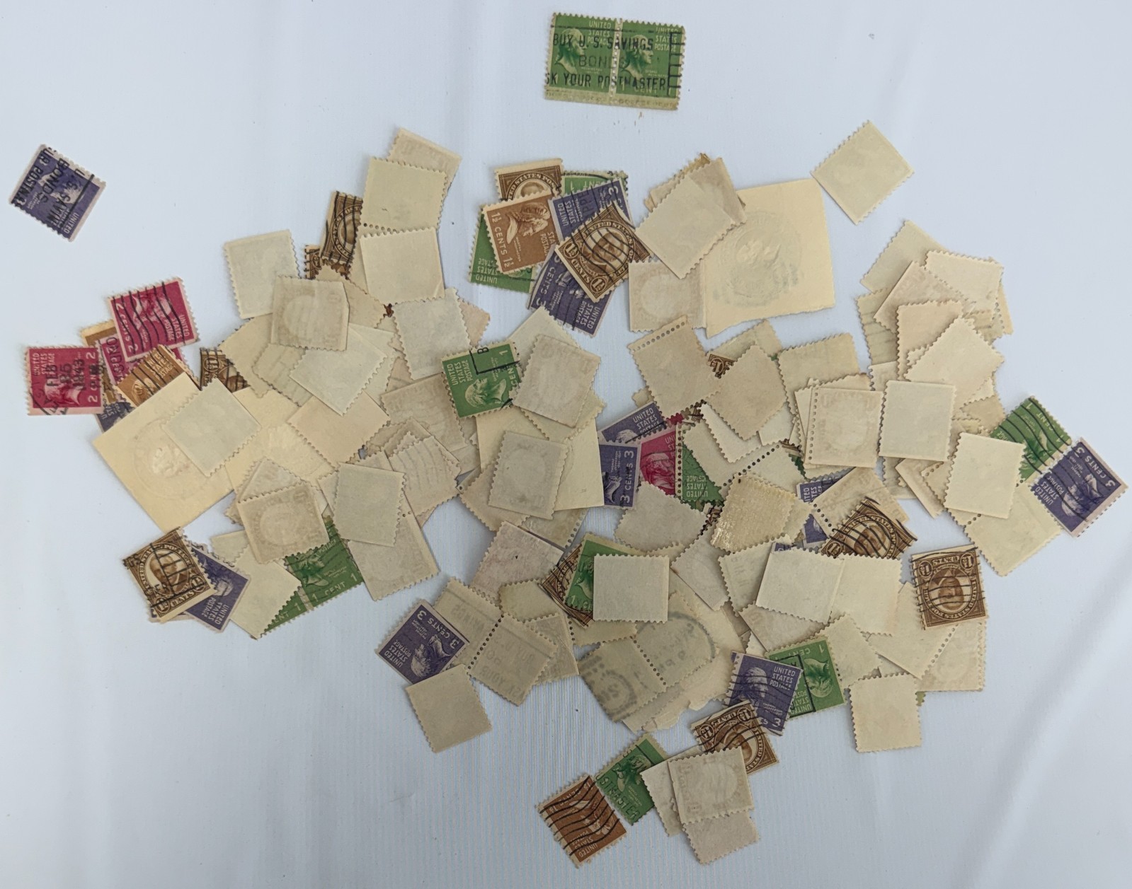 Vintage United States Definitive Postage Stamp Mixture Lot Approx 180+ Used
