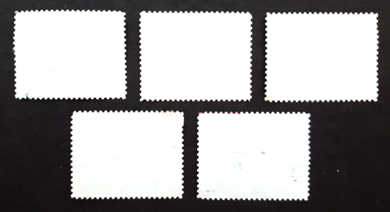 🔥5 US PRIORITY MAIL High Value Stamps ~ AMERICAN LANDMARKS ~ Used, Off Paper XF