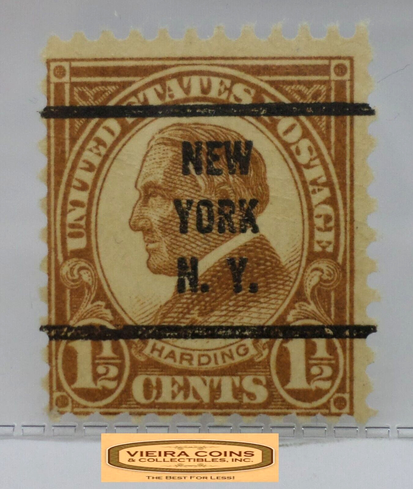 USA Postage Harding 1 1/2 Cent Stamp – #S40977NQ