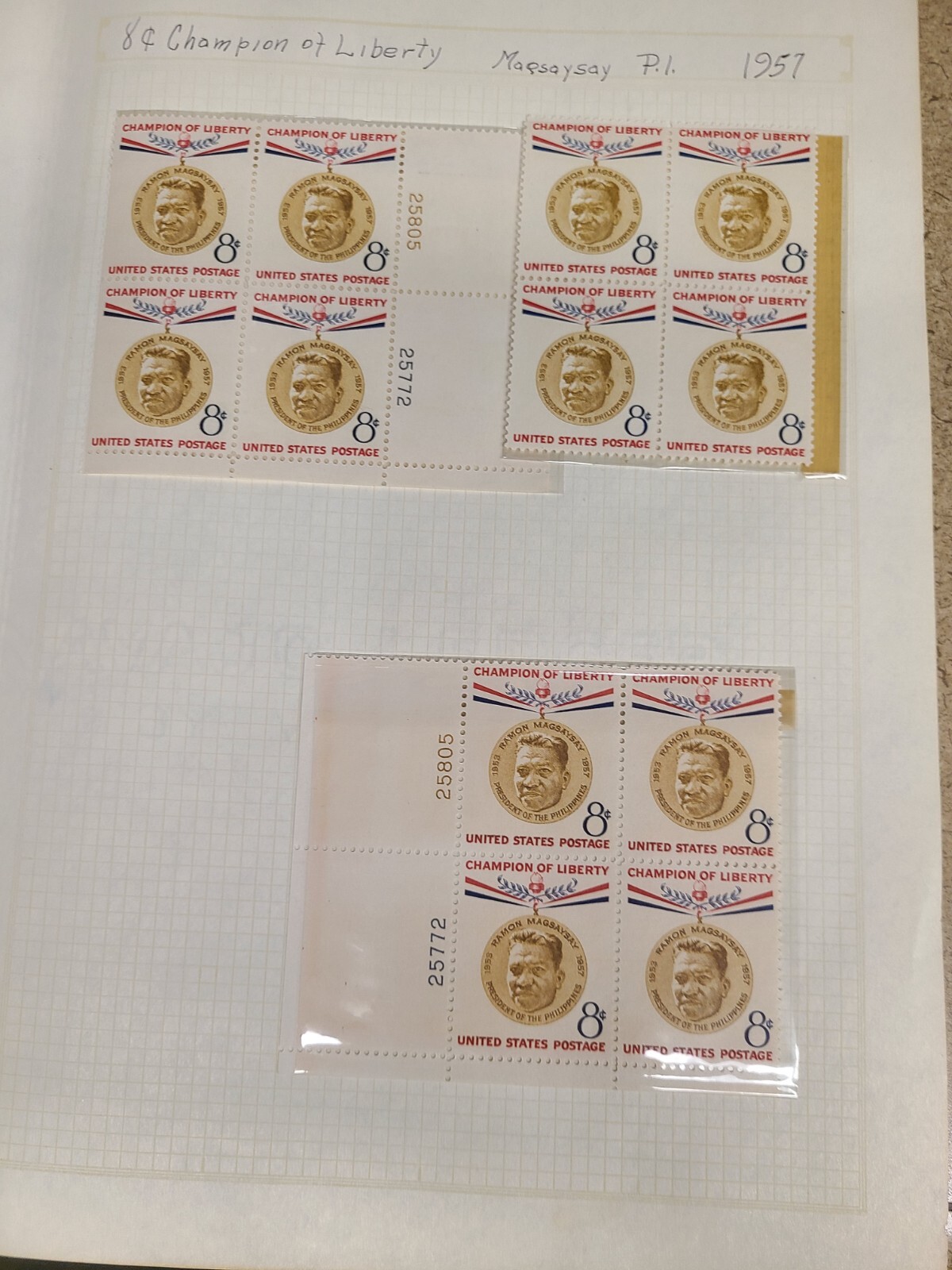 Lot of 156 1950’s Postage Stamps