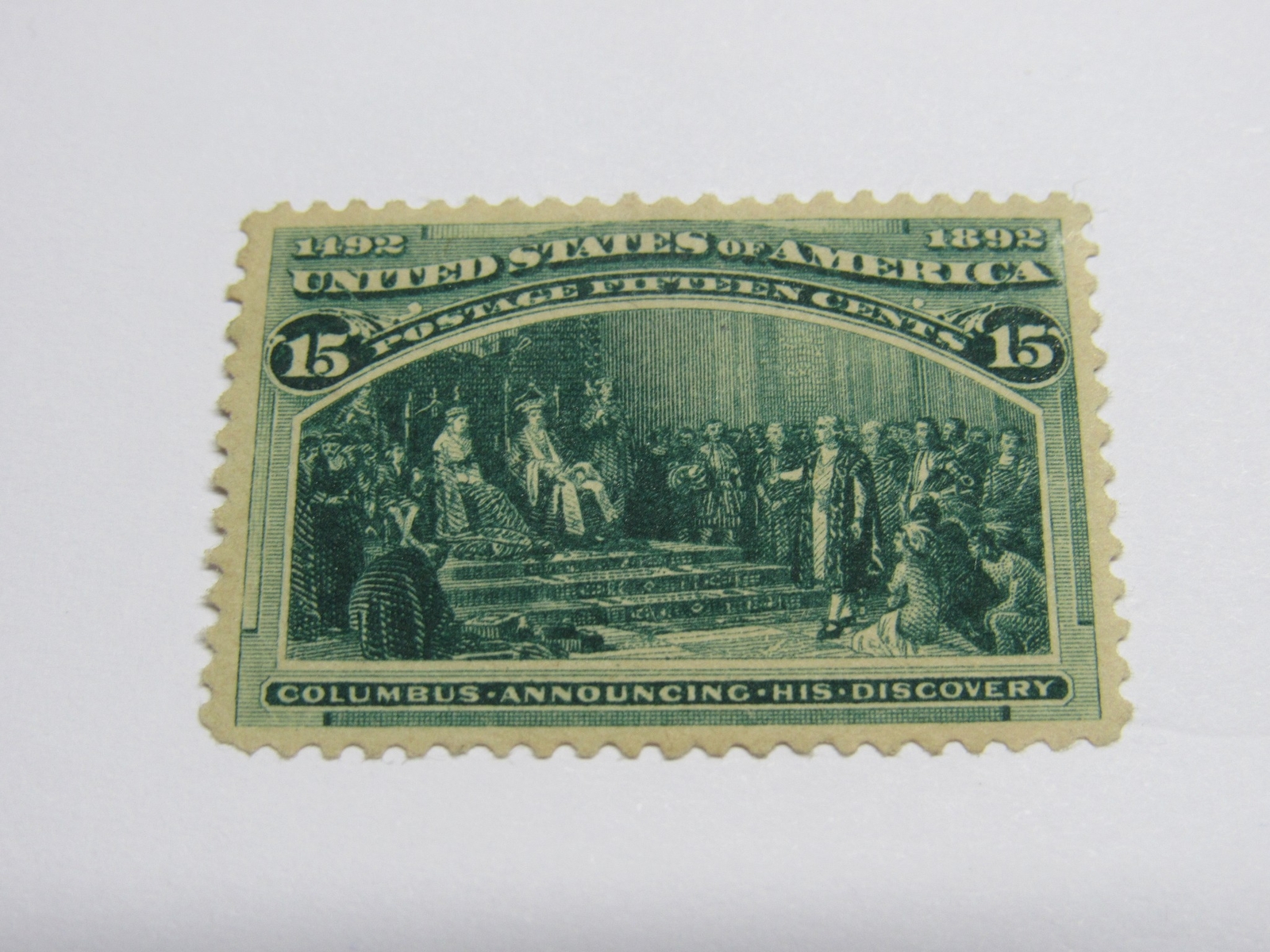 PSE Certified Stamp 1893 U.S. POSTAGE 15¢ GRADE: F-VF75, Mint NG Stamp STP-20-IB