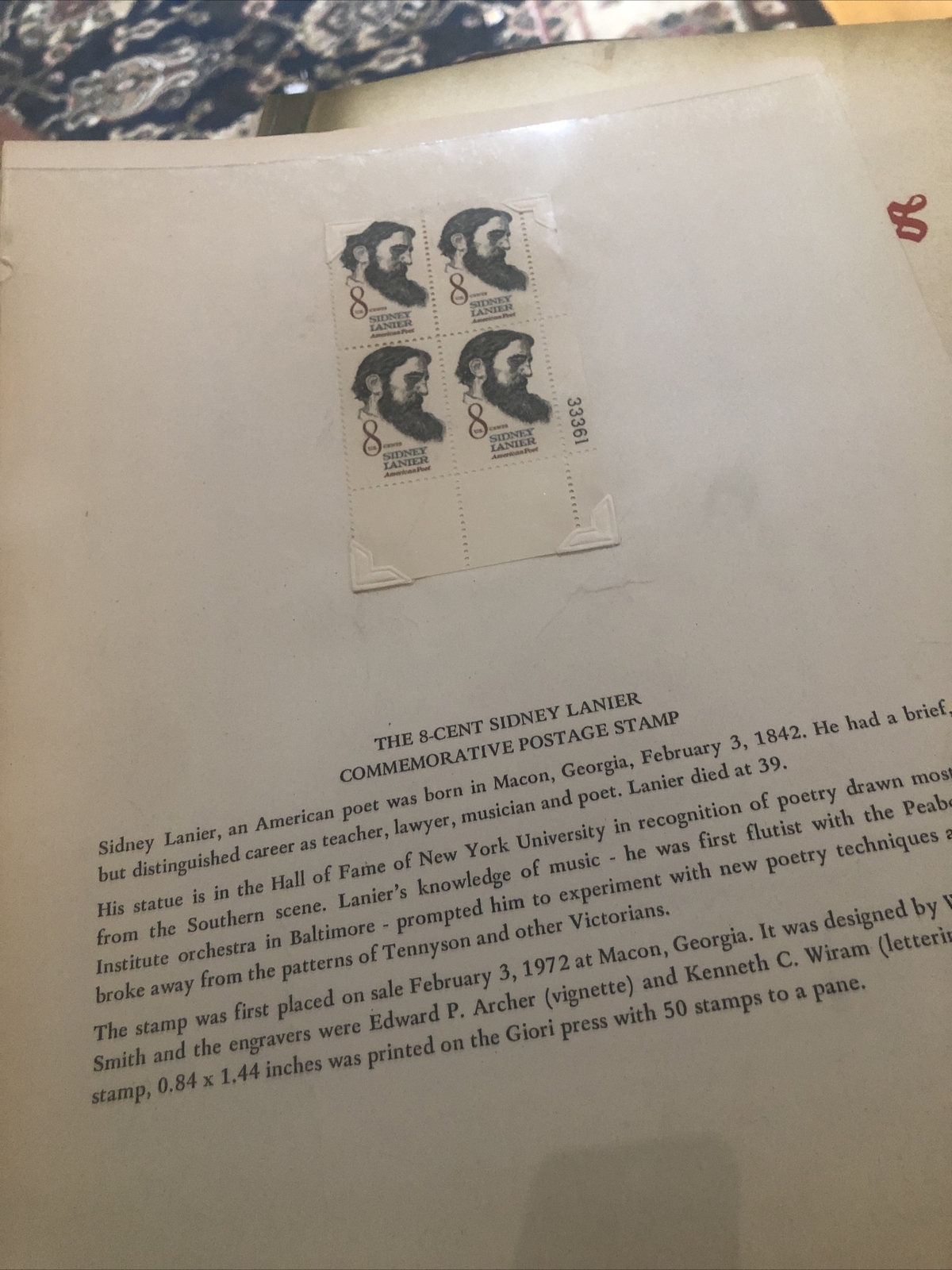 Happy holidays 1972 US stamps summary rare postmaster stamp collection Gift Rare