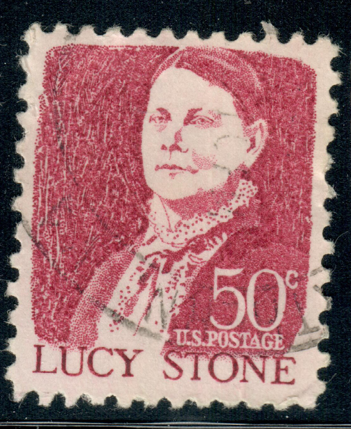 USA – 1968 – Prominent Americans – Lucy Stone – 50¢ – #3855