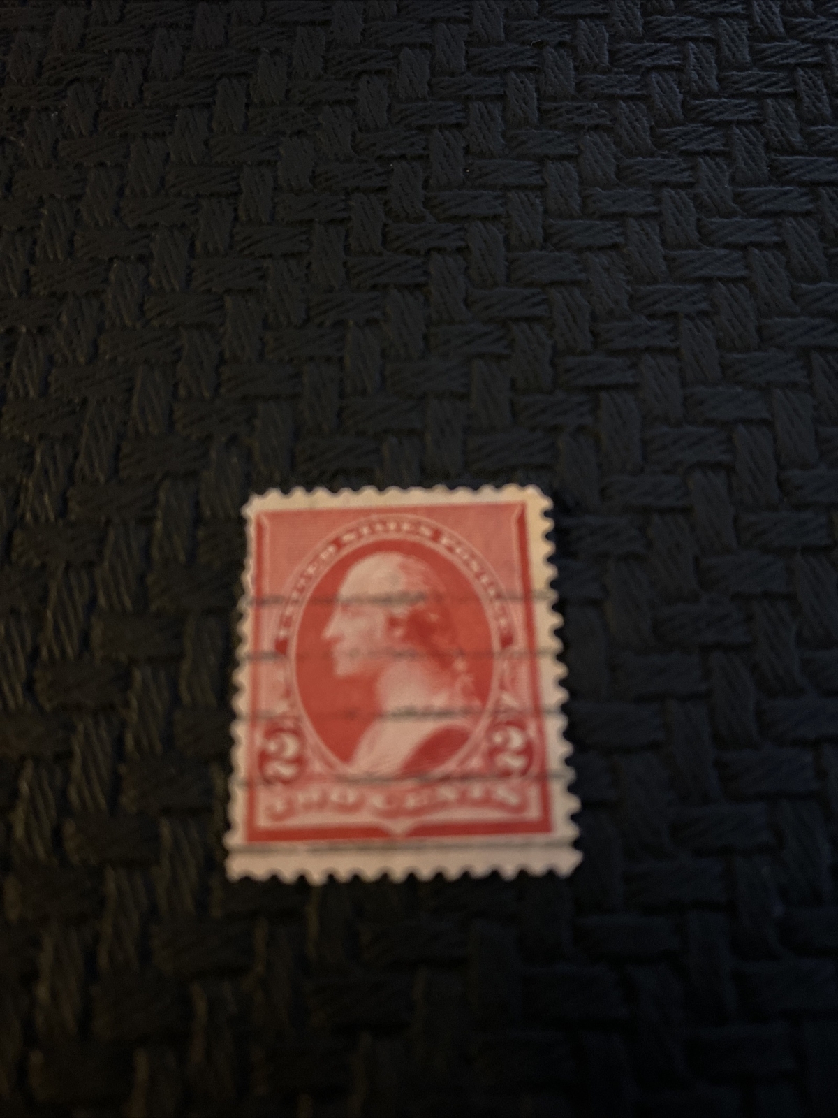Rare US Stamp 1890 2c George Washington Used Banknote Great Condition