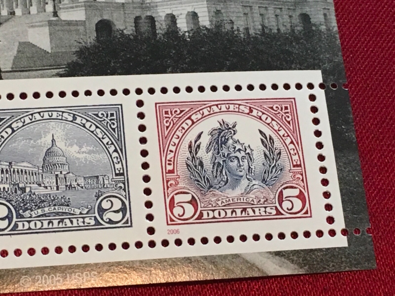 WASHINGTON 2006 WORLD PHILATELIC EXHIBITION / 3 STAMPS