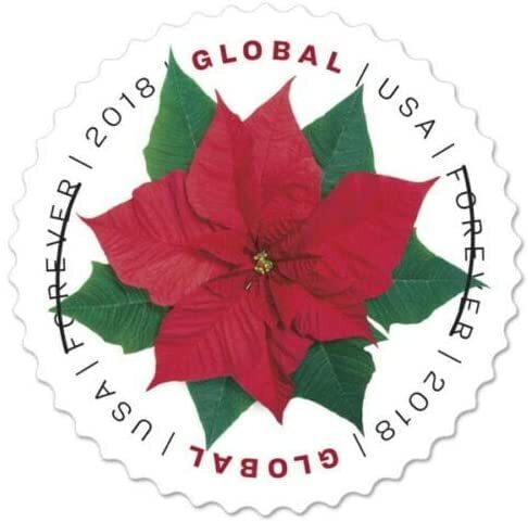 Global Forever Postage Stamps Sheet of 10 International Mail Stamps