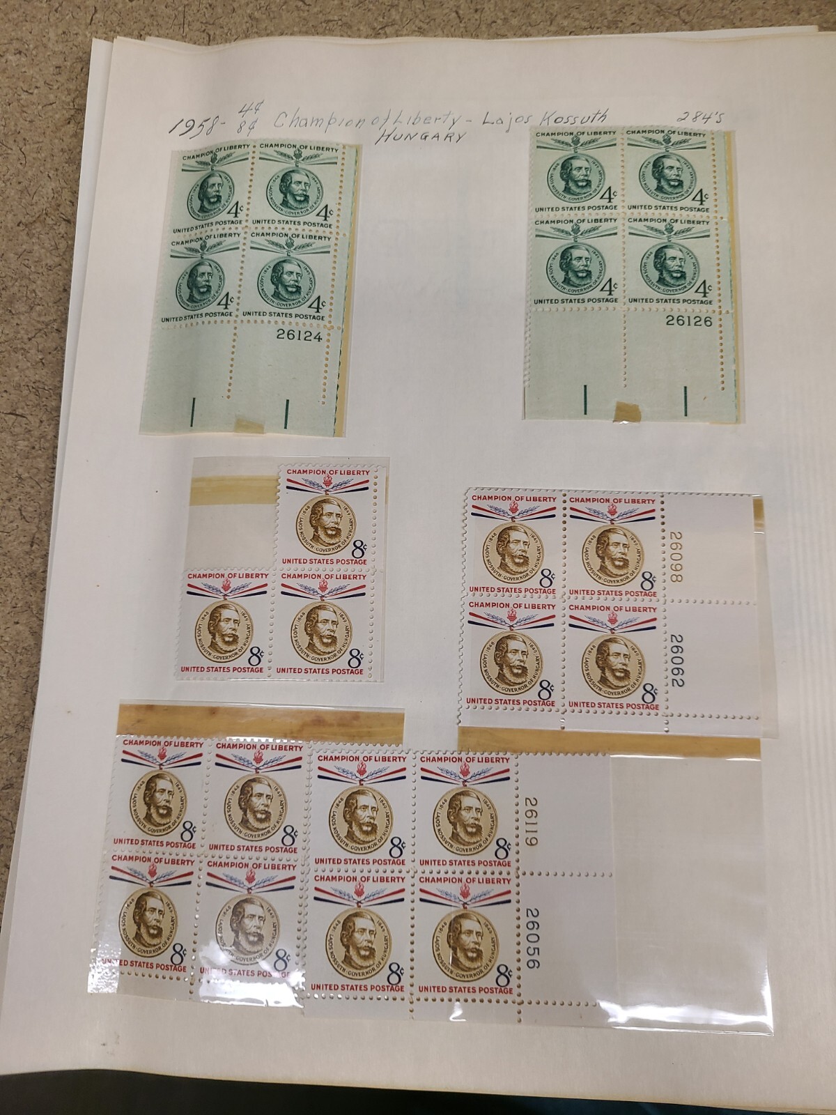 Lot of 156 1950’s Postage Stamps