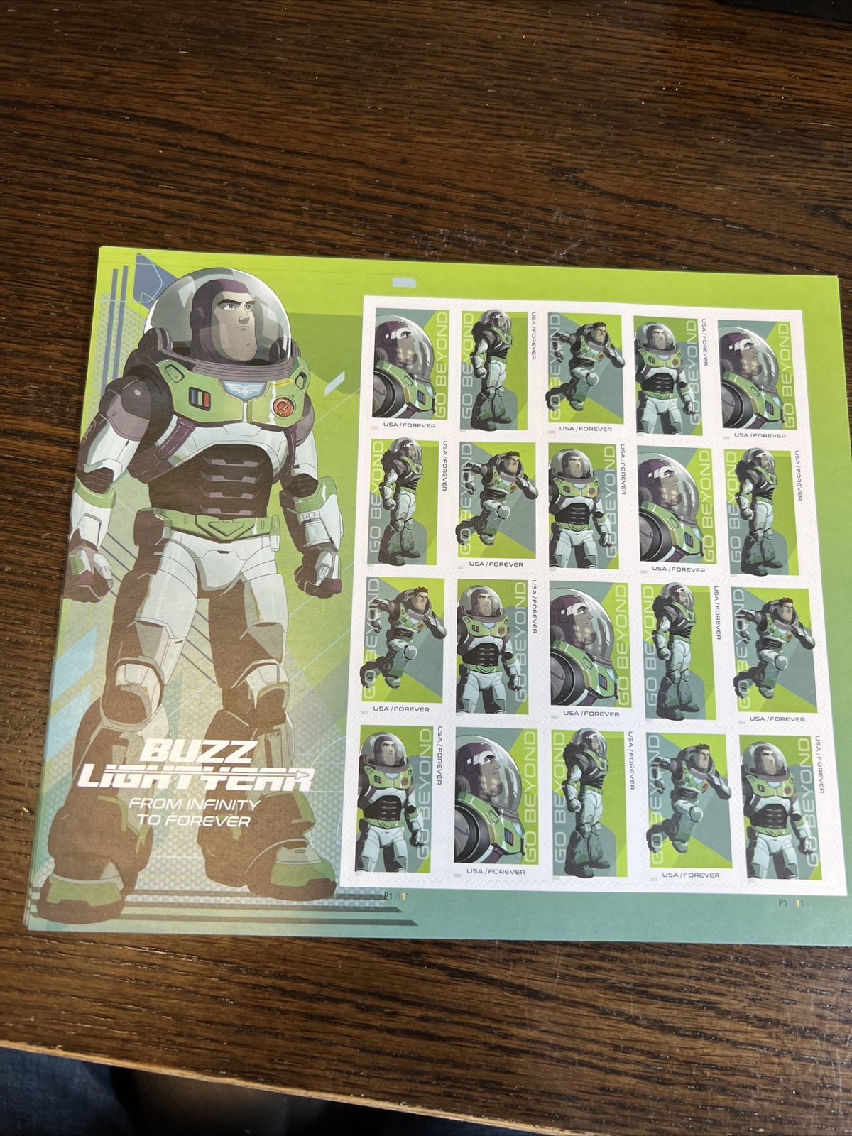 SCOTT#5709-5712 GO BEYOND BUZZ LIGHTYEAR 20 STAMP SHEET-MNH-2022-US