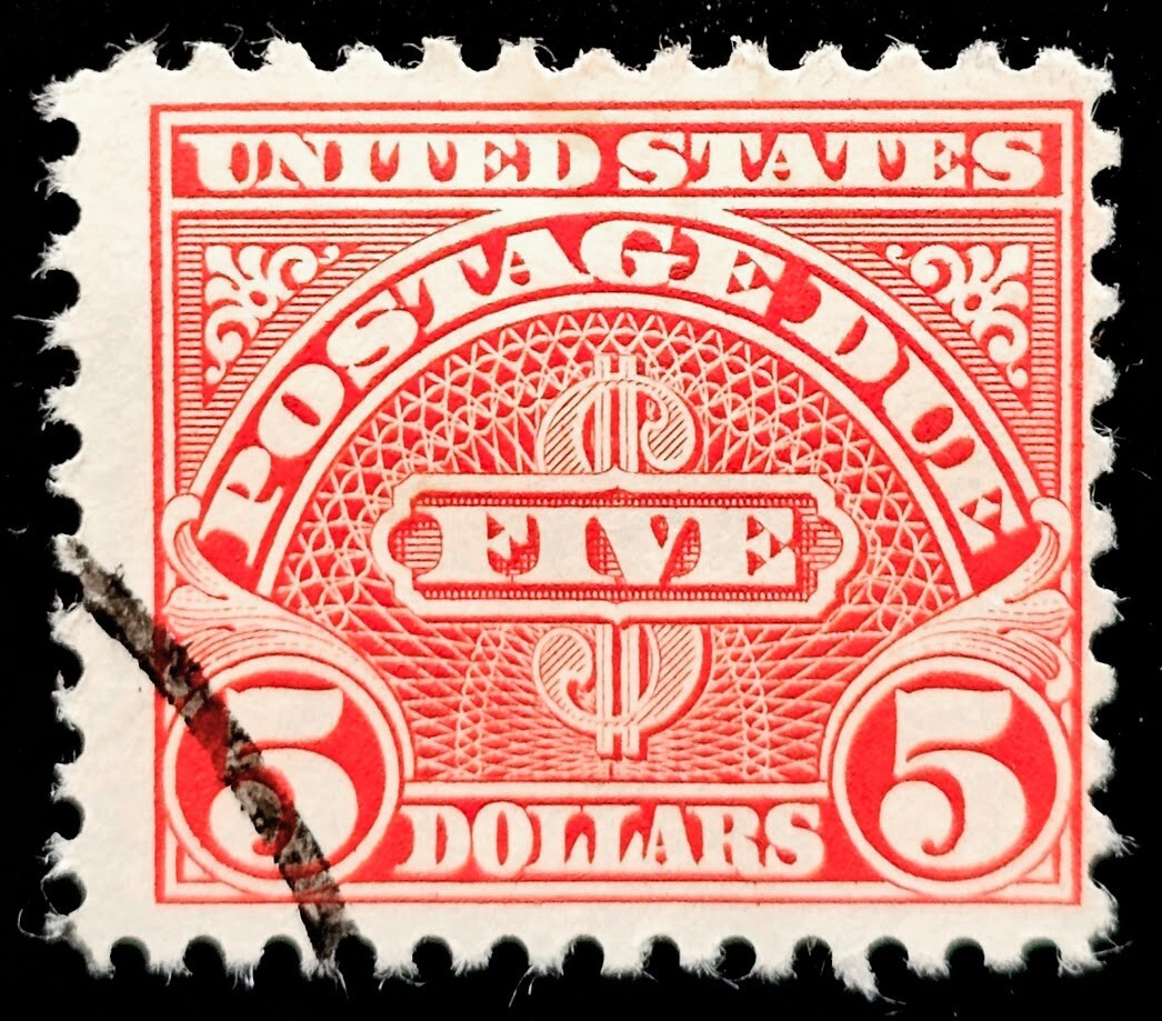 US Scott #J78 5 Dollar Postage Due Stamp