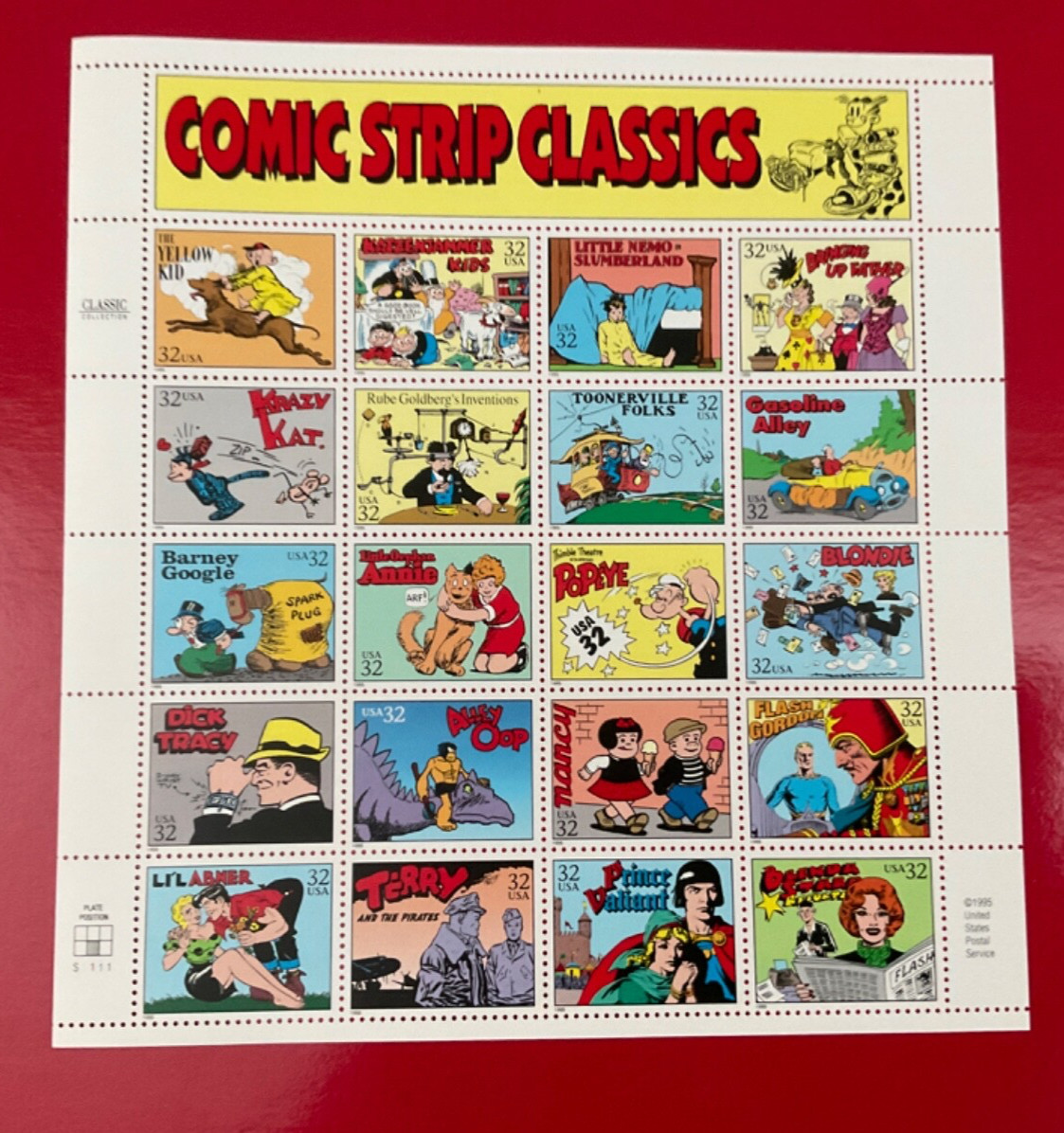 COMIC STRIP CLASSICS STAMPS Nancy, Blondie and More